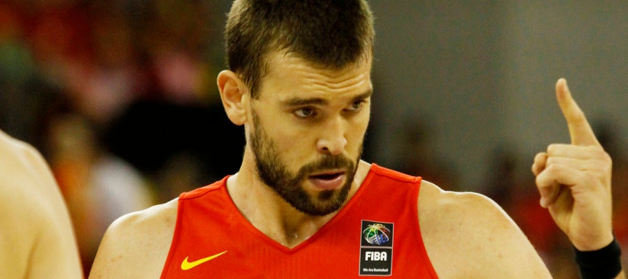 Marc Gasol durante el mundial del 2014 Marc Gasol durante el mundial del 2014