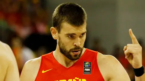 Marc Gasol durante el mundial del 2014 Marc Gasol durante el mundial del 2014