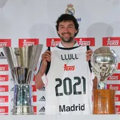Sergio Llull renueva con el Real Madrid hasta 2021 Sergio Llull renueva con el Real Madrid hasta 2021