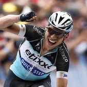 Tony Martin celebra el triunfo de la cuarta etapa del Tour Tony Martin celebra el triunfo de la cuarta etapa del Tour