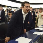 Alexis Tsipras en el Parlamento Europeo