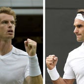 Andy Maurray y Roger Federer
