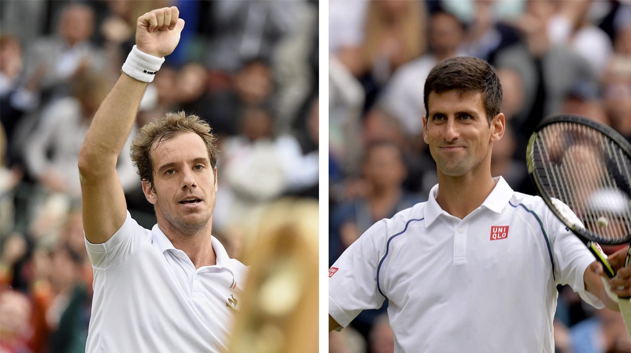 Djokovic y Gasquet se miden en semifinales Djokovic y Gasquet se miden en semifinales