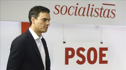 El l&iacute;der socialista, Pedro S&aacute;nchez