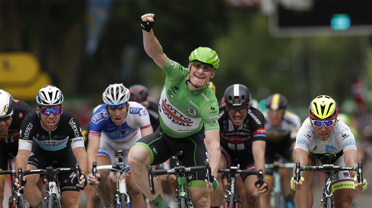 El alemán Greipel gana su segunda etapa al sprint El alemán Greipel gana su segunda etapa al sprint