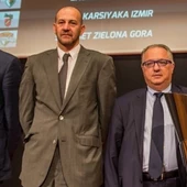 Alberto Herreros junto al resto de miembros del Grupo A de Euroliga Alberto Herreros junto al resto de miembros del Grupo A de Euroliga
