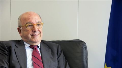 El exvicepresidente de la Comisi&oacute;n Europea, Joaqu&iacute;n Almunia