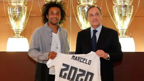 Marcelo renueva con el Real Madrid hasta 2020 Marcelo renueva con el Real Madrid hasta 2020