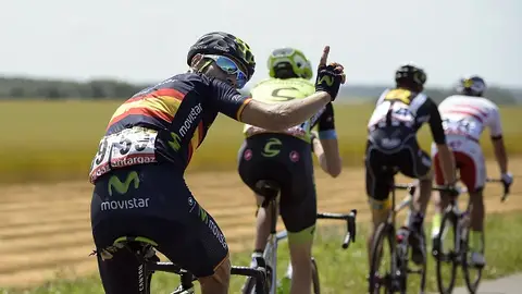 Alejandro Valverde en el Tour de Francia 2015 Alejandro Valverde en el Tour de Francia 2015