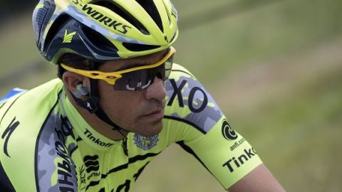 Alberto contador en la octava etapa del Tour 2015