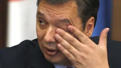 Aleksandar Vucic, primer ministro serbio Aleksandar Vucic, primer ministro serbio