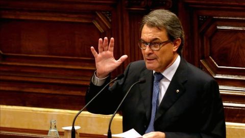 El presidente catal&aacute;n, Artur Mas