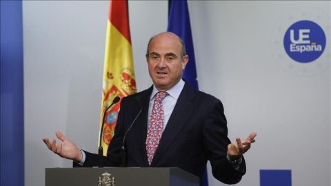 El ministro de Econom&iacute;a espa&ntilde;ol, Luis de Guindos