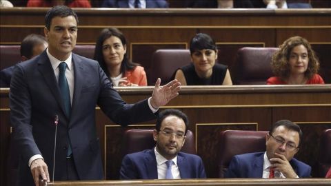 El l&iacute;der socialista, Pedro S&aacute;nchez