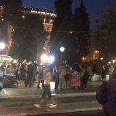 Manifestación en Atenas