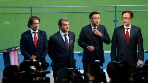 Los candidatos a la presidencia del Bar&ccedil;a