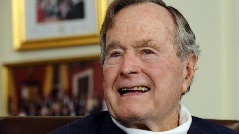 El expresidente de EEUU, George H. W. Bush