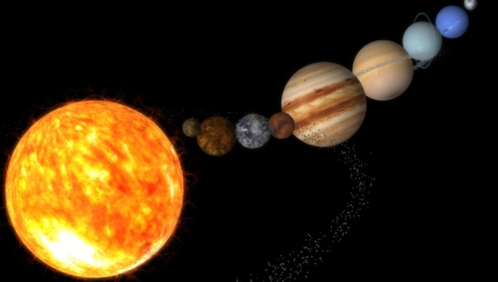 Imagen del sistema solar