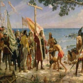 La llegada de Cristóbal Colón a América
