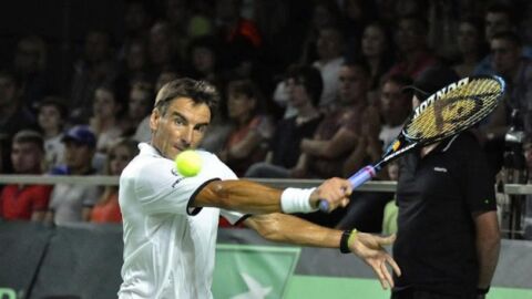 Tommy Robredo, en la Copa Davis