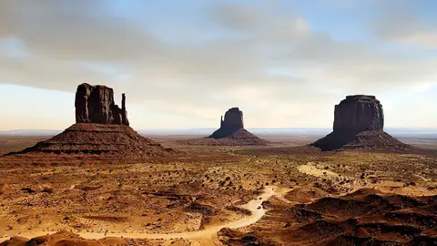 Paisaje del desierto en Texas Paisaje del desierto en Texas