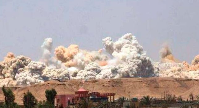 Los yihadistas destruyen el Estadio Olímpico de la ciudad iraquí de Ramadi Los yihadistas destruyen el Estadio Olímpico de la ciudad iraquí de Ramadi