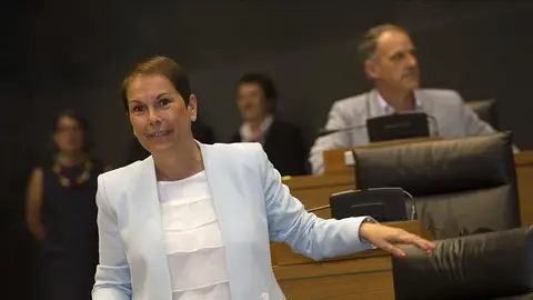 La candidata de Geroa Bai a la Presidencia de Navarra, Uxue Barkos La candidata de Geroa Bai a la Presidencia de Navarra, Uxue Barkos