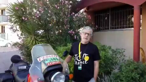 Javier Ares en el Tour de Francia