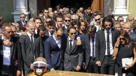 Funeral del fallecido Jules Bianchi