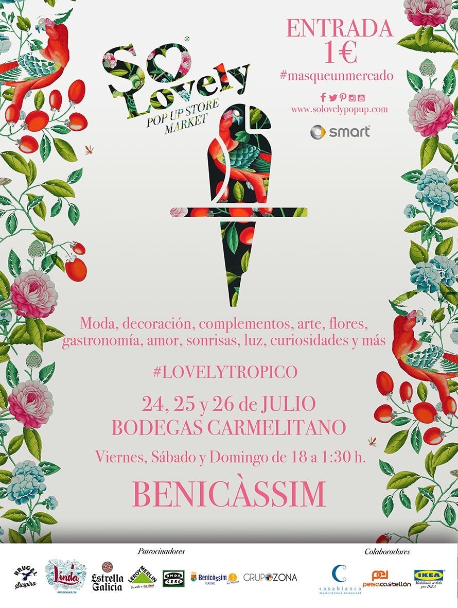 Llega una nueva edición de So Lovely Pop Up Store a Benicassim Llega una nueva edición de So Lovely Pop Up Store a Benicassim