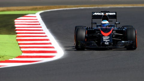 Fernando Alonso a bordo del MP4-30