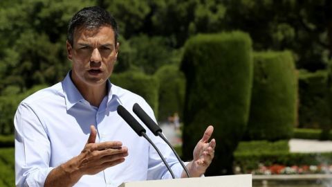 El l&iacute;der del PSOE, Pedro S&aacute;nchez