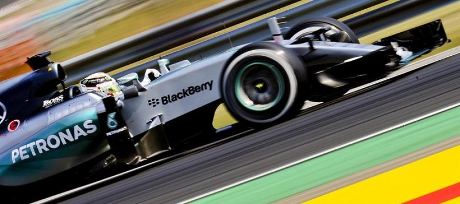 Hamilton en los entrenamientos libres del GP de Hungría Hamilton en los entrenamientos libres del GP de Hungría