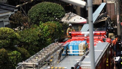 Accidente a&eacute;reo en Tokio