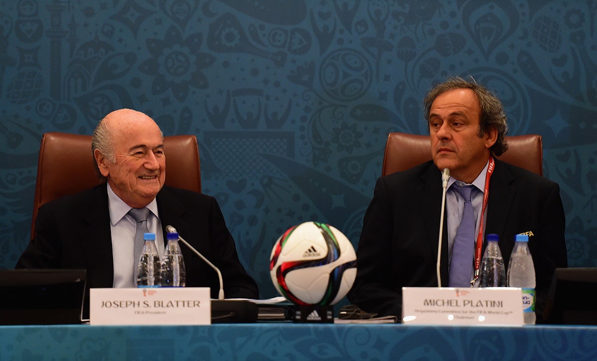 Michael Platini se presenta a la presidencia de la FIFA Michael Platini se presenta a la presidencia de la FIFA
