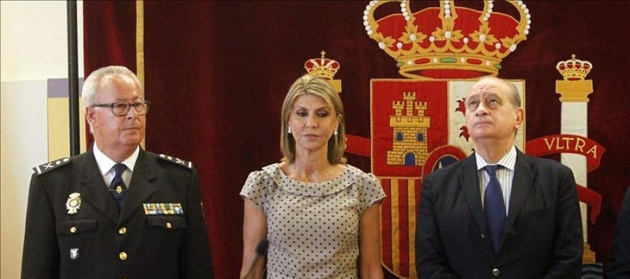 Jorge Fernández Díaz, junto a la delegada del Gobierno en Cataluña Jorge Fernández Díaz, junto a la delegada del Gobierno en Cataluña