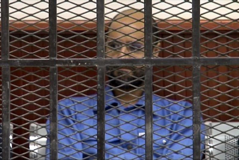 Un tribunal libio condena a muerte al hijo mayor de Gadafi Un tribunal libio condena a muerte al hijo mayor de Gadafi