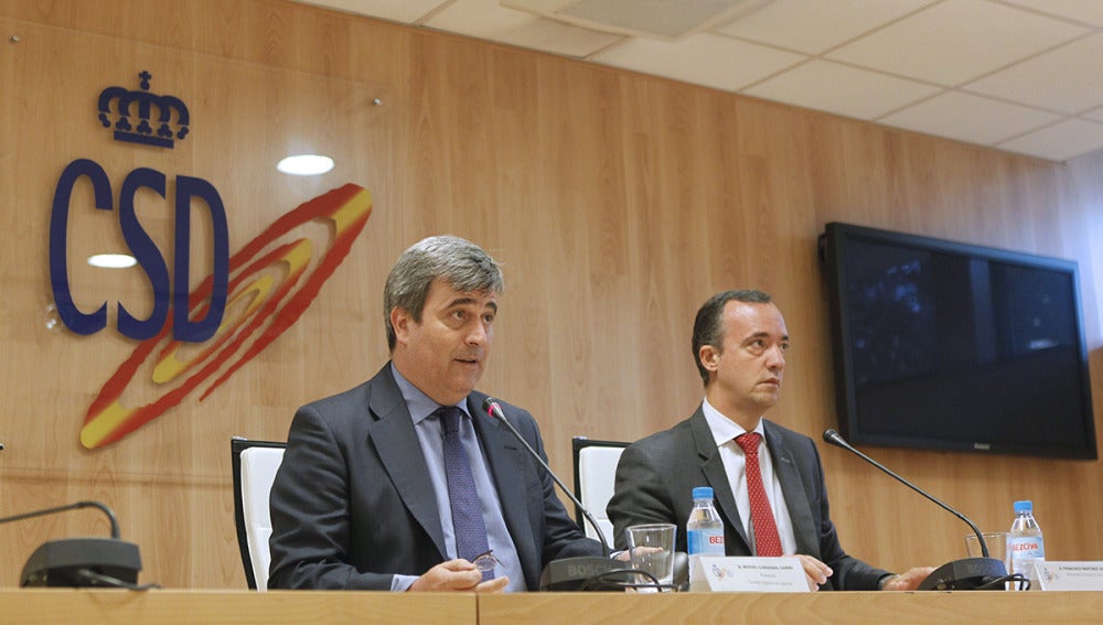 Miguel Cardenal, durante una rueda de prensa