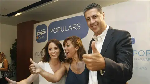 Andrea Levy, Alicia Sánchez Camacho y Xavier García Albiol Andrea Levy, Alicia Sánchez Camacho y Xavier García Albiol