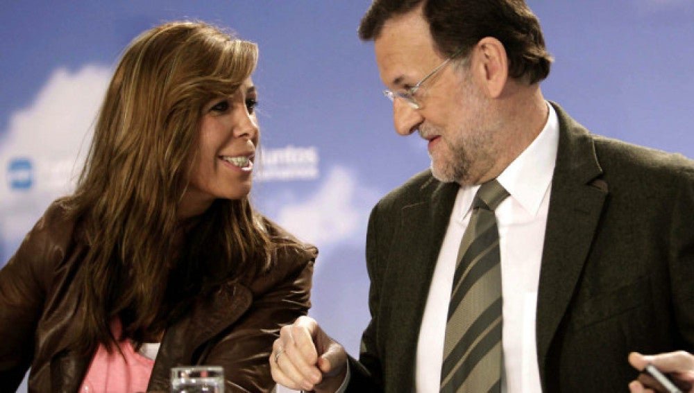 Alicia Sánchez Camacho y Mariano Rajoy