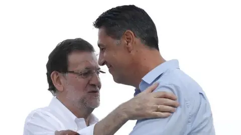 Rajoy con Xavier García Albiol Rajoy con Xavier García Albiol