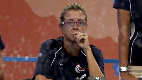 Anna Tarr&eacute;s, durante una competici&oacute;n