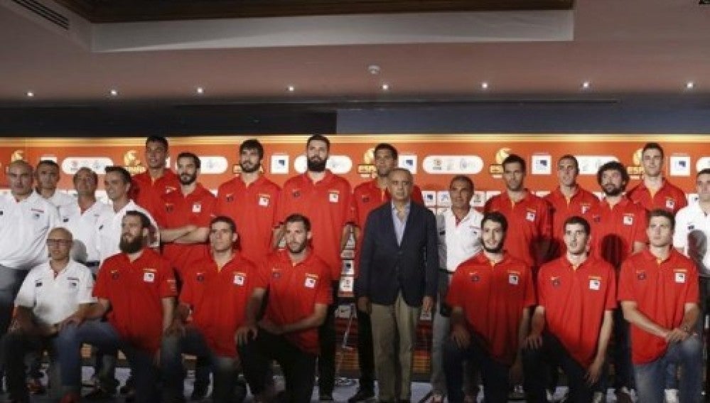 Presentación de la selección española rumbo al Eurobasket