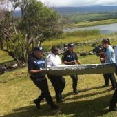 Restos del avión hallados en la isla Reunión