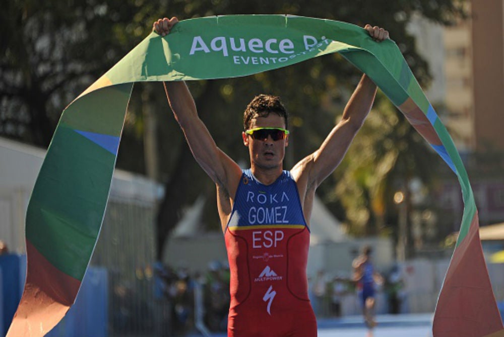 Gómez Noya obtiene la plaza olímpica Gómez Noya obtiene la plaza olímpica