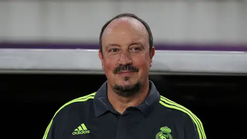Rafa Benítez sonríe antes de un partido con el Real Madrid Rafa Benítez sonríe antes de un partido con el Real Madrid