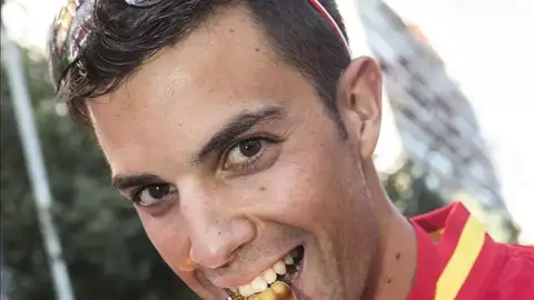 El atleta Miguel Ángel López El atleta Miguel Ángel López