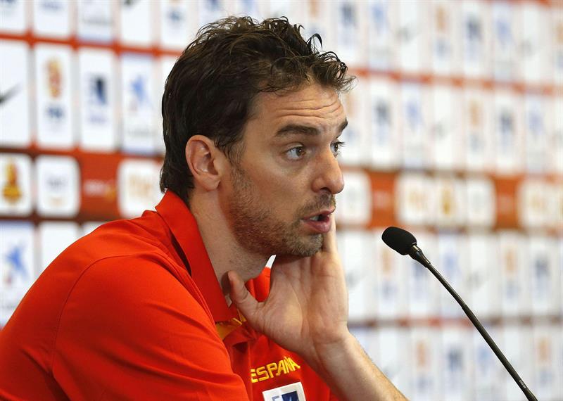 Pau Gasol: "Hay que darlo todo y jugar con intensidad, no tenemos el talento de otros años" Pau Gasol: "Hay que darlo todo y jugar con intensidad, no tenemos el talento de otros años"