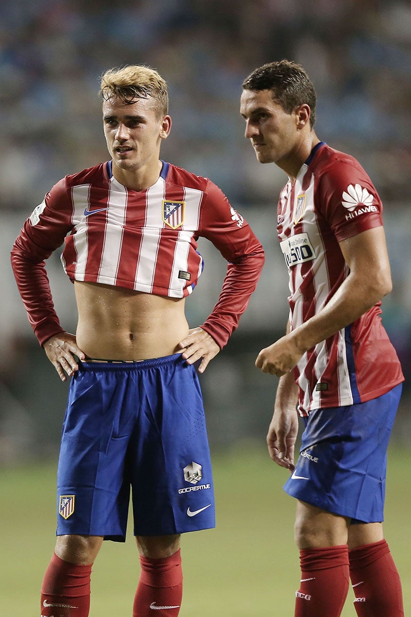 El Atlético se entrena de cara al derbi pendiente de Koke El Atlético se entrena de cara al derbi pendiente de Koke