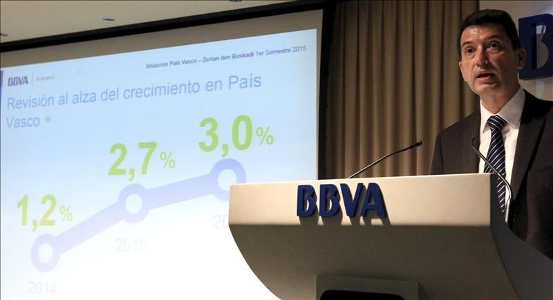 El BBVA prevé un crecimiento de la economía española de hasta un 3,2% El BBVA prevé un crecimiento de la economía española de hasta un 3,2%